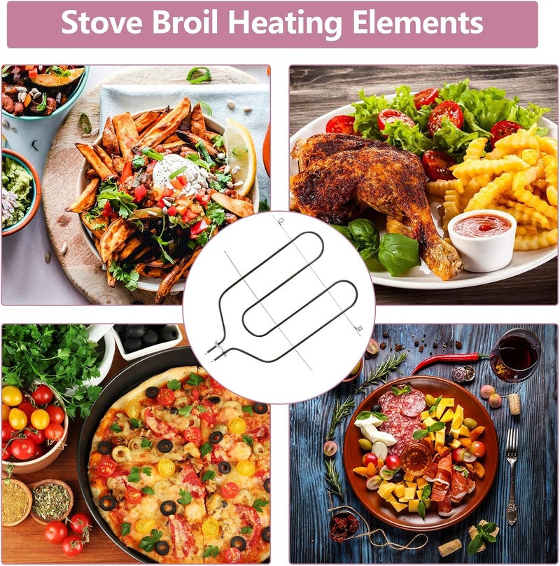 Earthtec NEW WB44T10009 Upper Broil Heating Unit Element Replacement for GE Range Oven Stove Broil Heating Elements - Image 5